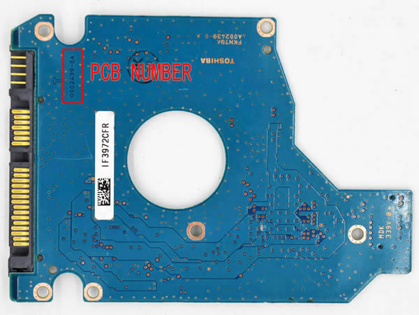 G002439 0A Toshiba PCB Board Number